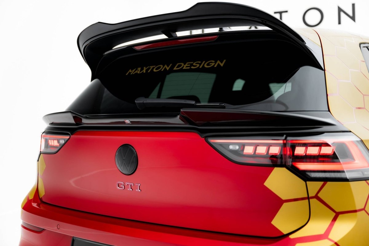 Maxton Design Lower Spoiler Cap 3D Volkswagen Golf GTI / GTI Clubsport / R / R-Line / GTE / GTD Mk8 / Mk8 Facelift