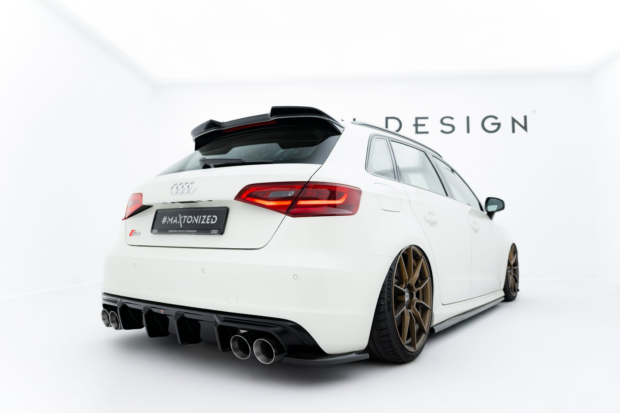 Maxton Design Rear Valance Audi S3 Sportback 8V
