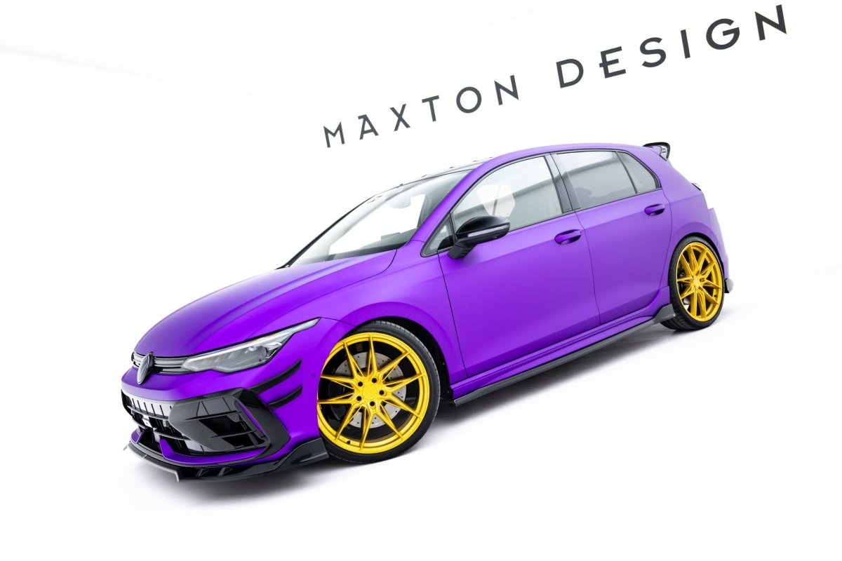 Maxton Design Side Skirts Diffusers V.4 Volkswagen Golf R Mk8 / Mk8.5 Facelift
