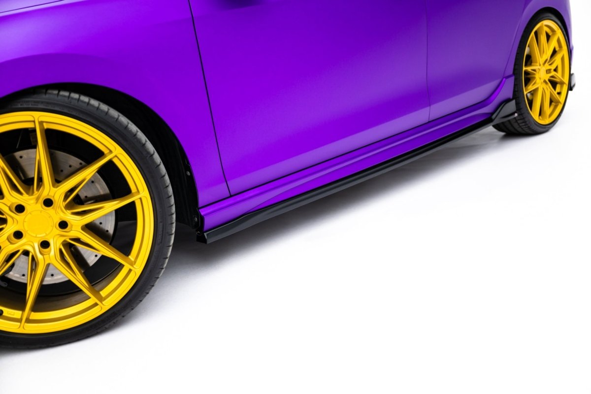 Maxton Design Side Skirts Diffusers V.4 Volkswagen Golf R Mk8 / Mk8.5 Facelift