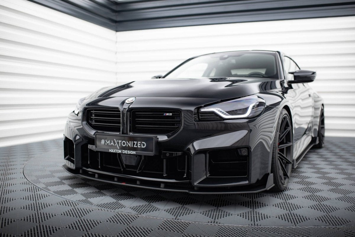 Maxton Design Street Pro Front Splitter V.2 compatible with BMW M2 G87