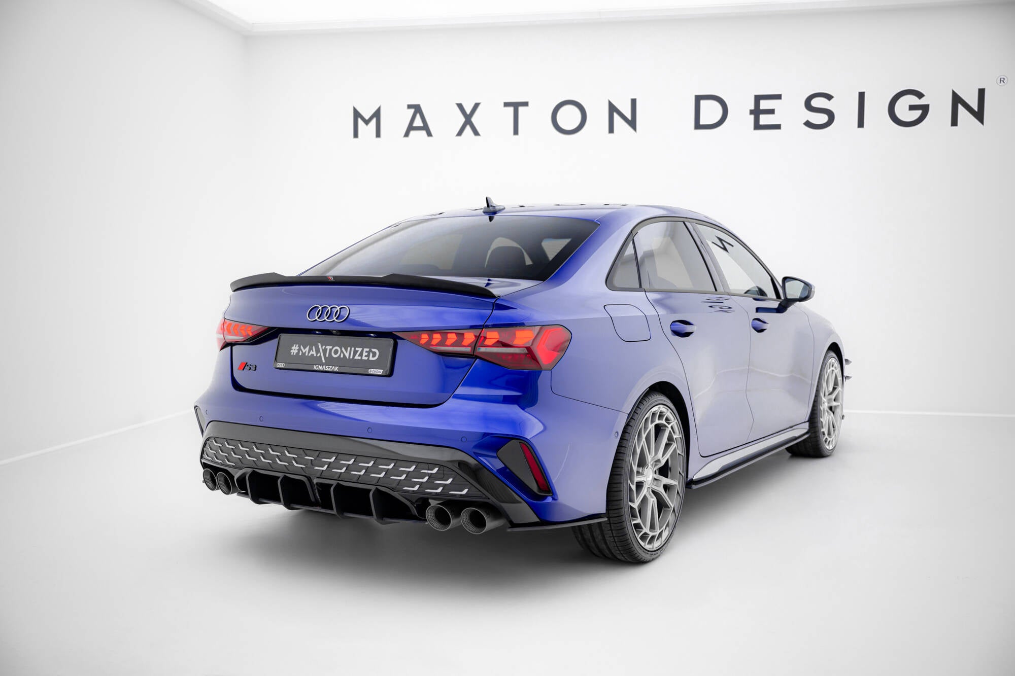 Maxton Design Street Pro Rear Diffuser Audi S3 Sedan 8Y Facelift