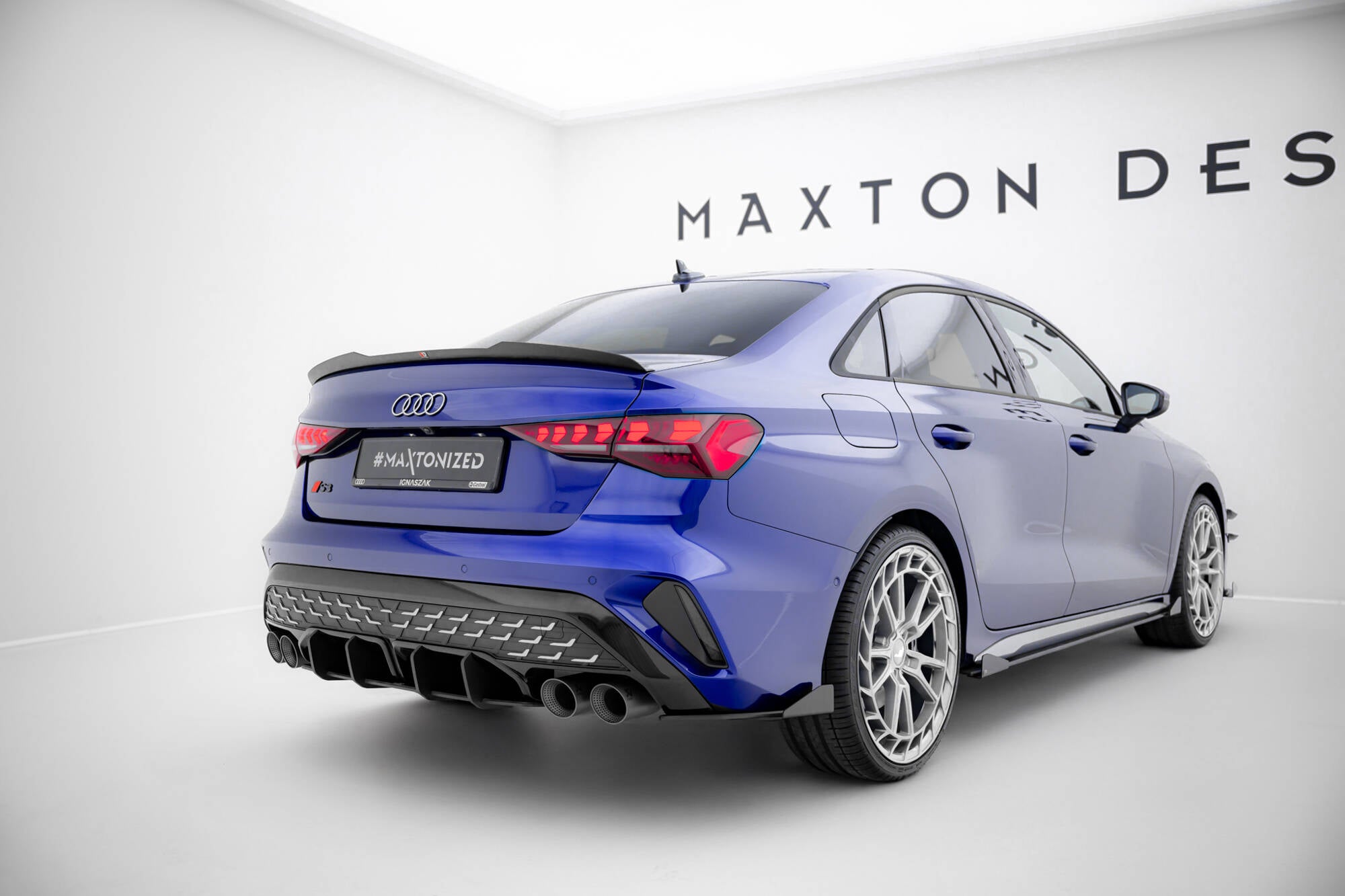 Maxton Design Street Pro Rear Diffuser Audi S3 Sedan 8Y Facelift