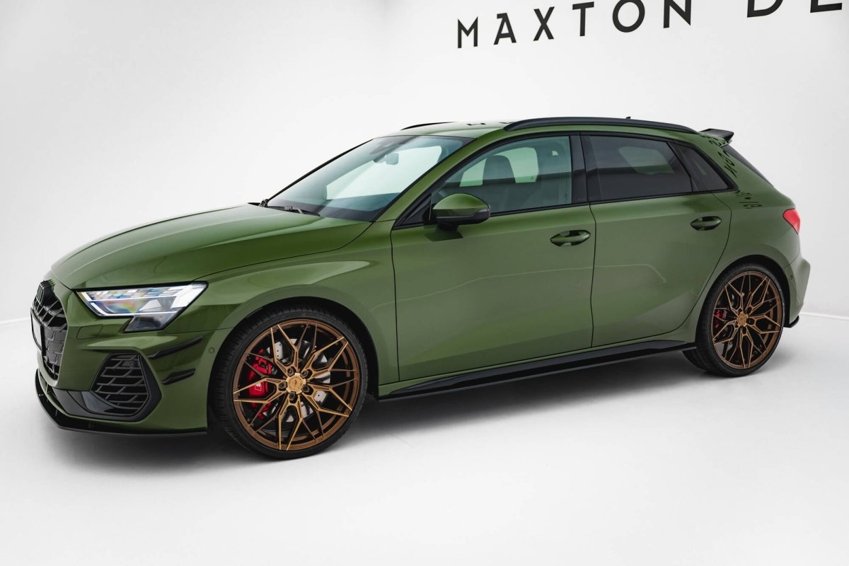 Maxton Design Street Pro Side Skirts Diffusers Audi S3 / A3 S-line Sportback / Sedan 8Y Facelift
