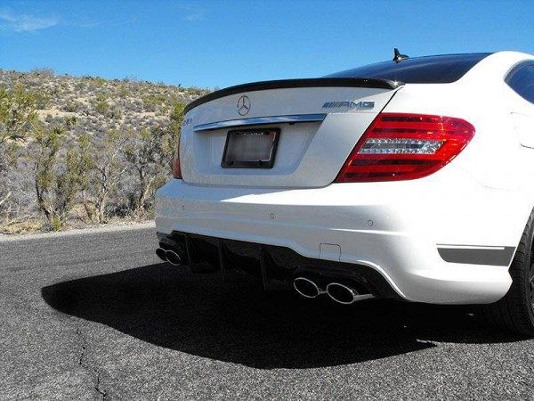 Mercedes-Benz C-Class W204 AMG Style ABS Rear Spoiler (Gloss Black)