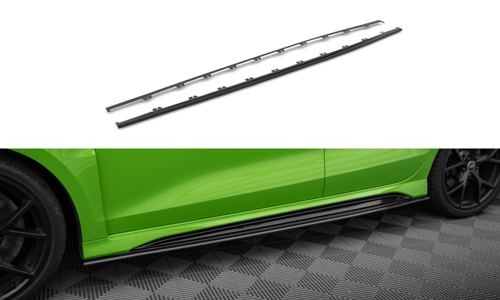 Maxton Carbon Fiber Side Skirts Audi RS3 Sedan / Sportback 8Y
