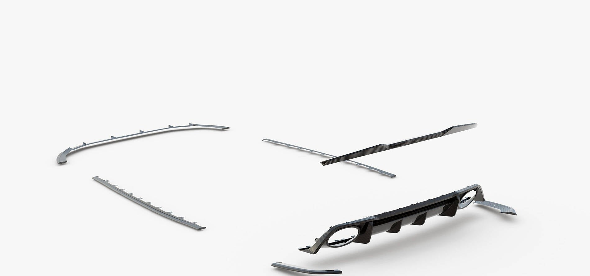 Maxton Carbon Set of Splitters Audi RS3 8Y Sedan