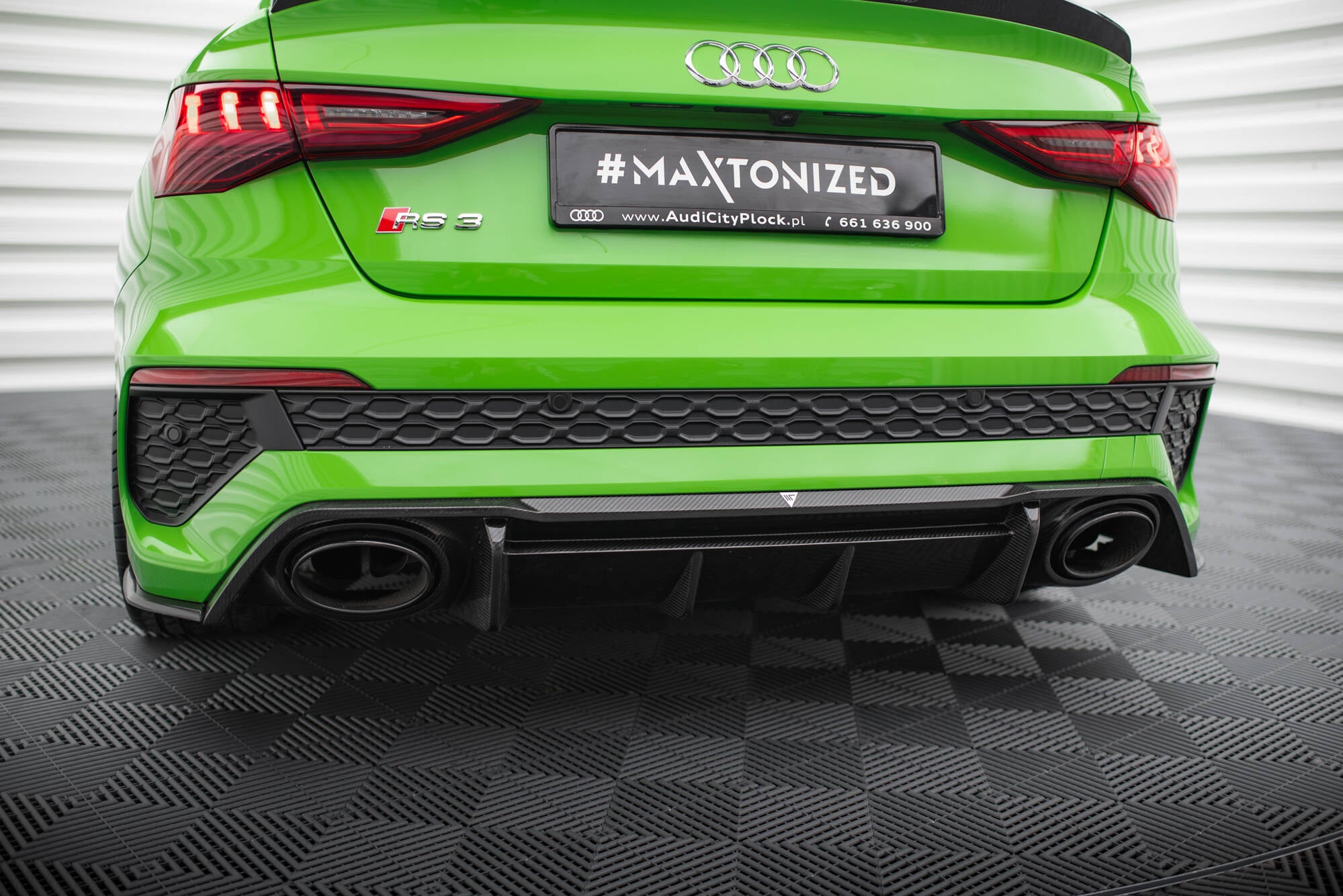 Maxton Carbon Fiber Rear Diffuser Audi RS3 Sedan / Sportback 8Y
