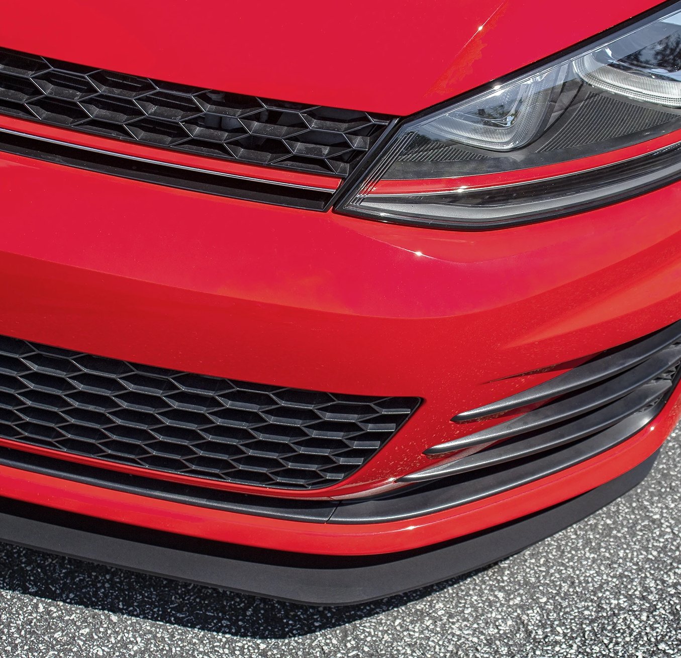 aerofabb V2 Front Splitter VW Golf Mk7 GTI (Prefacelift)