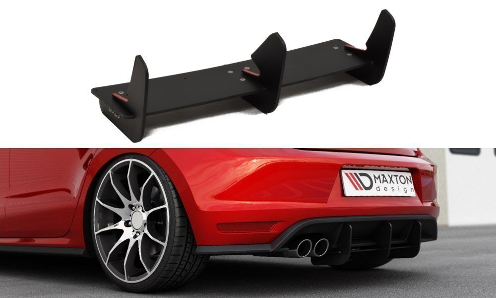 Maxton Design VW Polo Mk5 GTI Spliiter + Skirts + Diffuser + Spoiler Cap