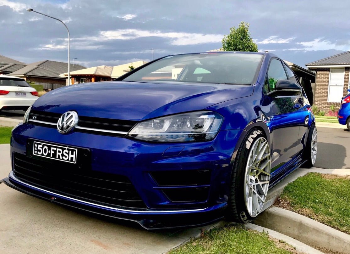 Maxton Design Front Splitter VW Golf Mk7 R Ver2 (Prefacelift) Front Lip