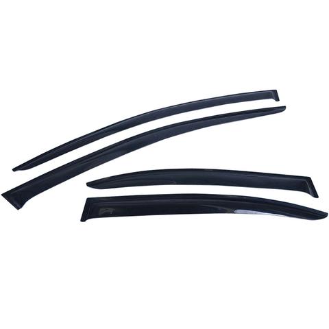 2008 - 2017 Mitsubishi Lancer CJ Ralliart Evo X Window Visors | Weather Shields