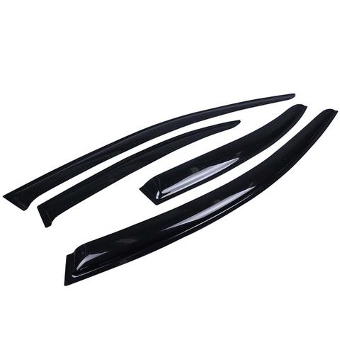 2008 - 2017 Mitsubishi Lancer CJ Ralliart Evo X Window Visors | Weather Shields