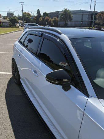 2013 - 2019 Audi A3/S3/RS3 Hatch Window Visors | Weather Shields