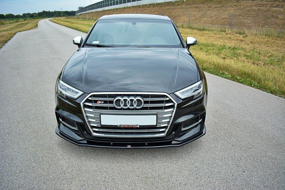 Maxton Design Front Splitter Audi S3 / A3 S-Line 8V FL V1
