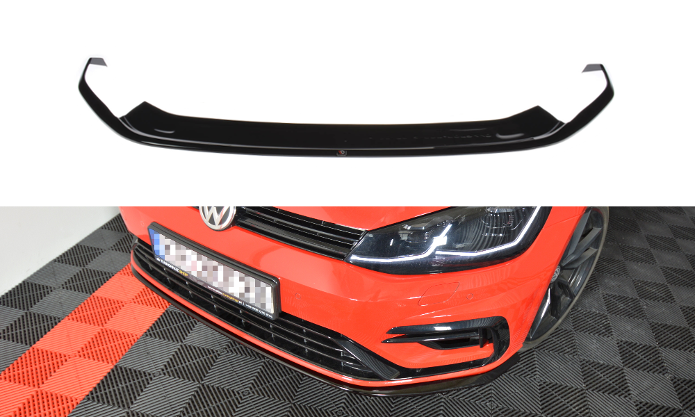 Maxton Design Front Splitter VW Golf Mk7.5 R Ver7 (Facelift) Front Lip