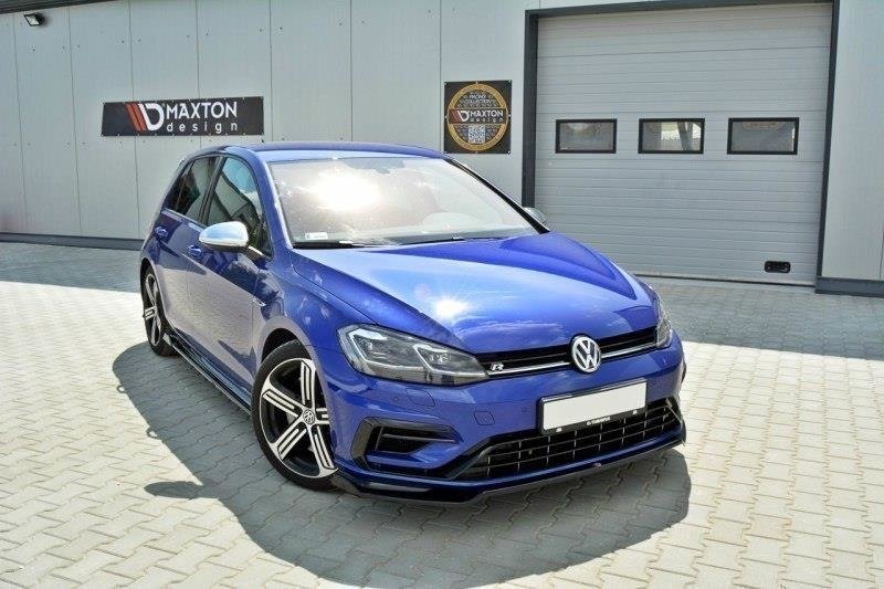 Maxton Design Front Splitter VW Golf Mk7.5 R Ver2 (Facelift) Front Lip