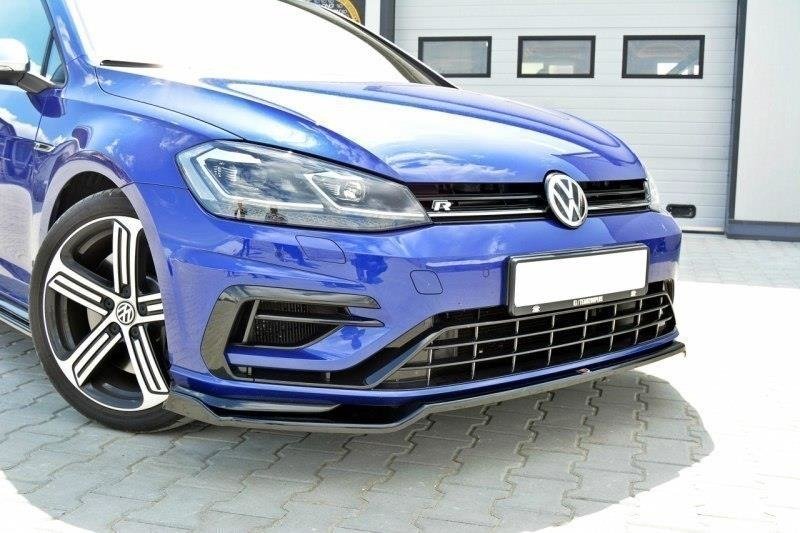 Maxton Design Front Splitter VW Golf Mk7.5 R Ver2 (Facelift) Front Lip