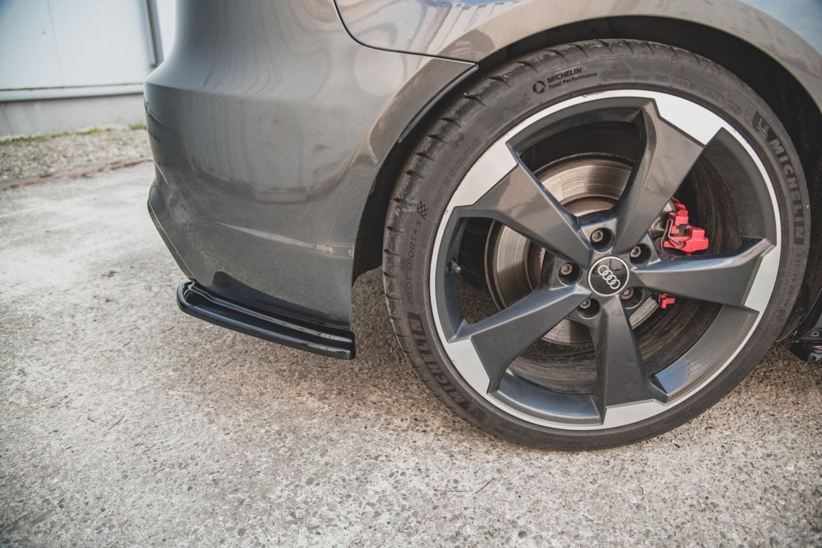 Maxton Design Rear Side Splitters Audi RS3 8VA Sportback