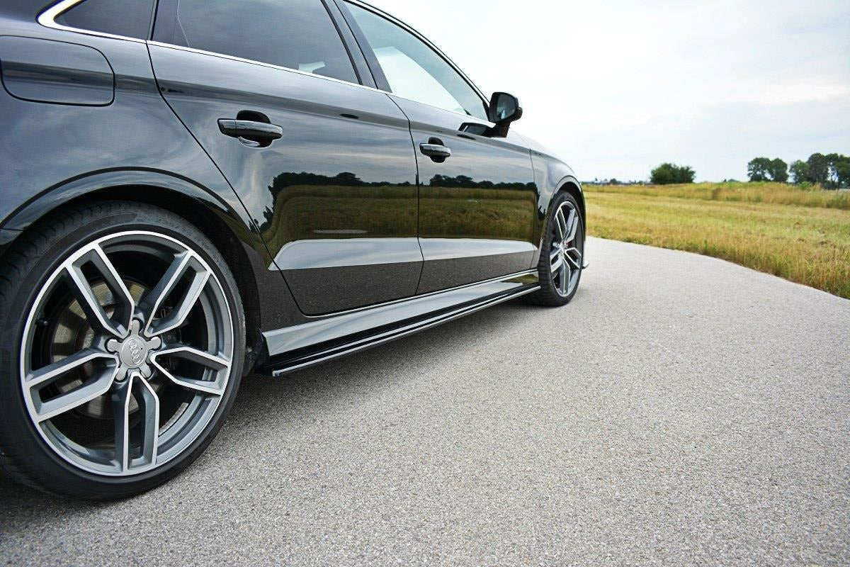 Maxton Design Side Skirts Audi S3 8V / A3 S-Line Sedan
