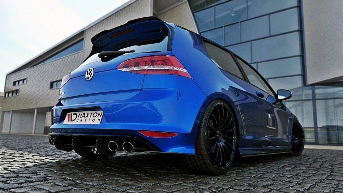 Maxton Design VW Golf Mk7 R (Prefacelift) Hatchback Rear Diffuser & Rear Side Splitters
