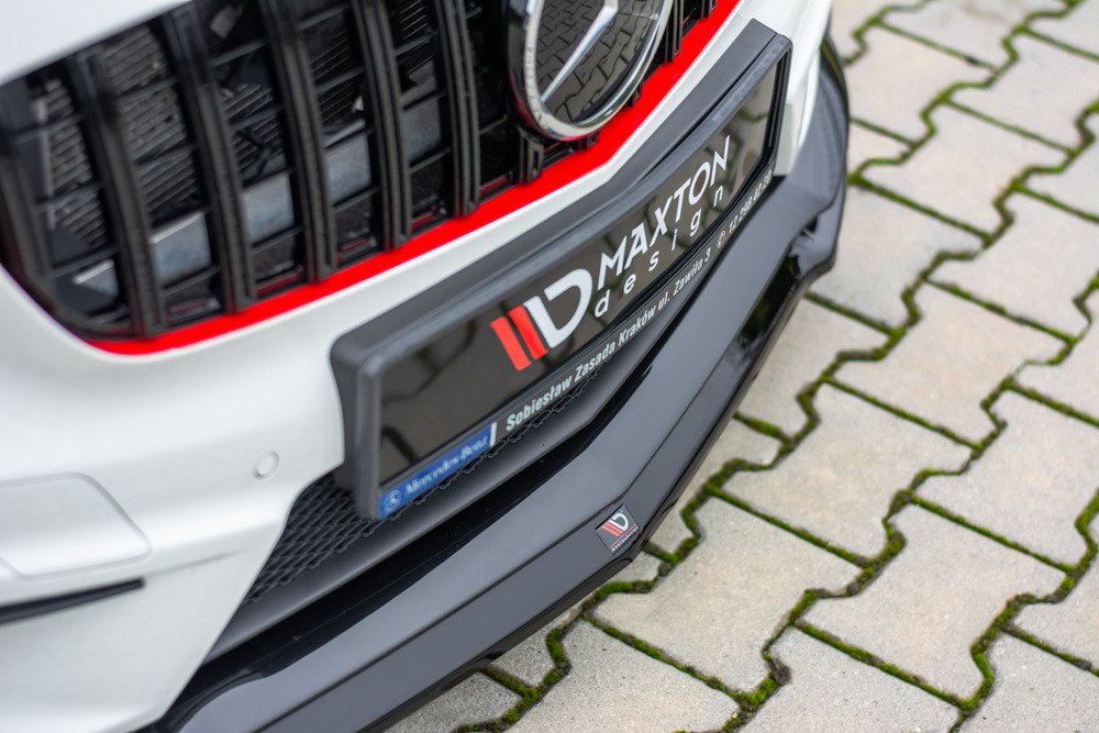 Maxton Design Front Splitter V.1 Mercedes A45 W176 AMG Prefacelift Front Lip
