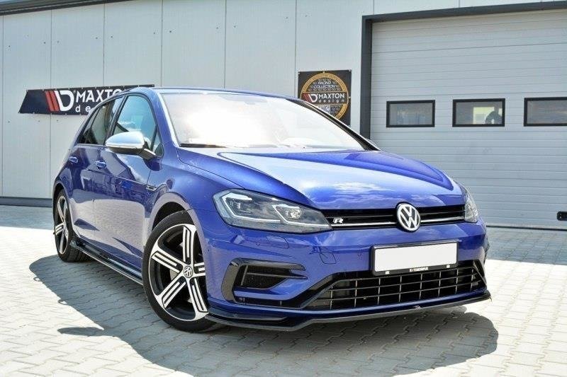 Maxton Design Front Splitter VW Golf Mk7.5 R Ver3 (Facelift) Front Lip