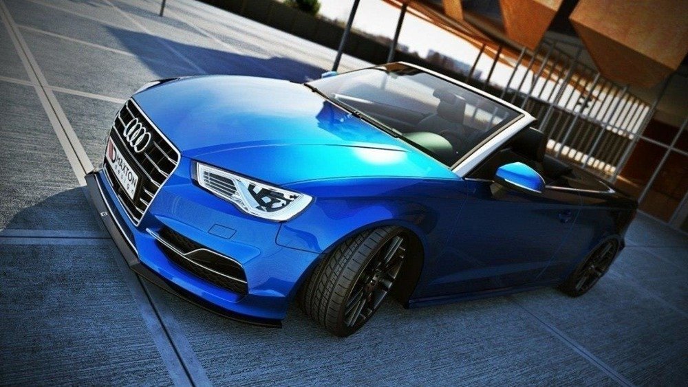 Maxton Design Front Splitter Audi S3 8V (Sedan, Cabrio) / Audi A3 8V Sline (Sedan, Cabrio) Front Lip