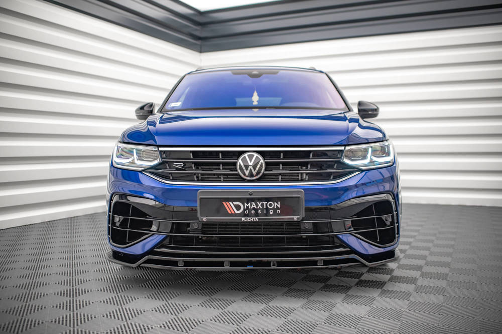 Maxton Design VW Tiguan Mk2 R / R-Line Facelift Front Splitter Lip V.1