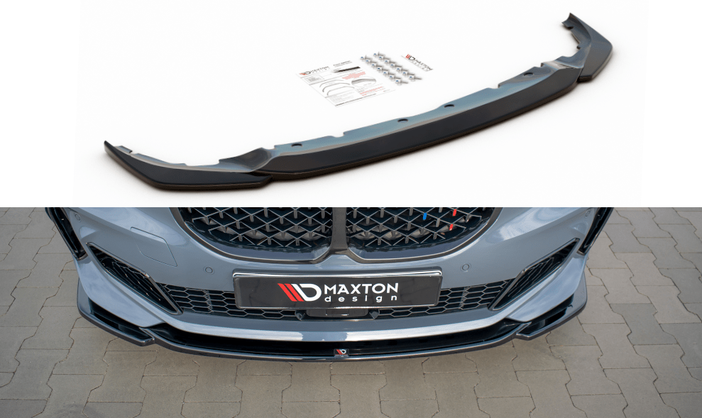 Maxton Design Front Splitter Lip v3 compatible with BMW 1 F40 M-PACK/ M135i