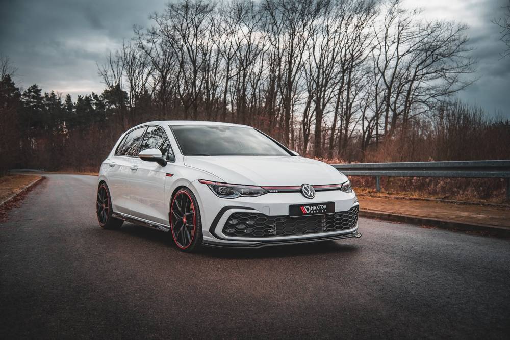 Maxton Design Front Splitter V.4 VW Golf Mk8 GTI Front Lip