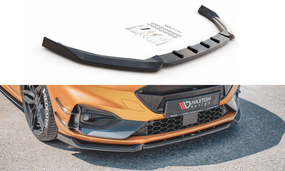 Maxton Design Front Ford Focus Mk4 ST Front Splitter Lip V7