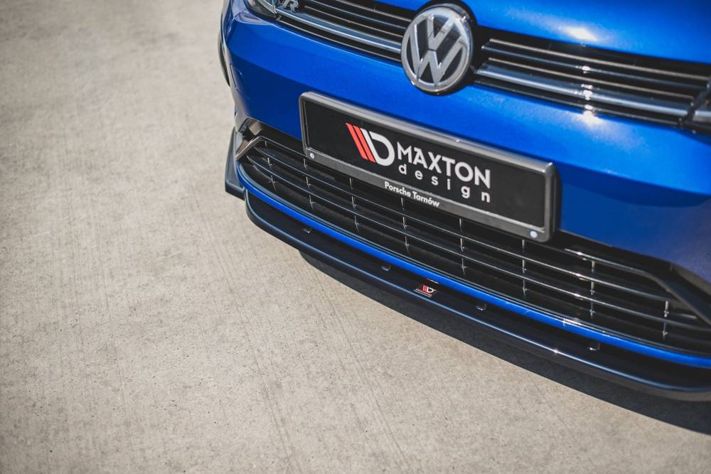 Maxton Design Front Splitter VW Golf Mk7.5 R Ver9 (Facelift) Front Lip
