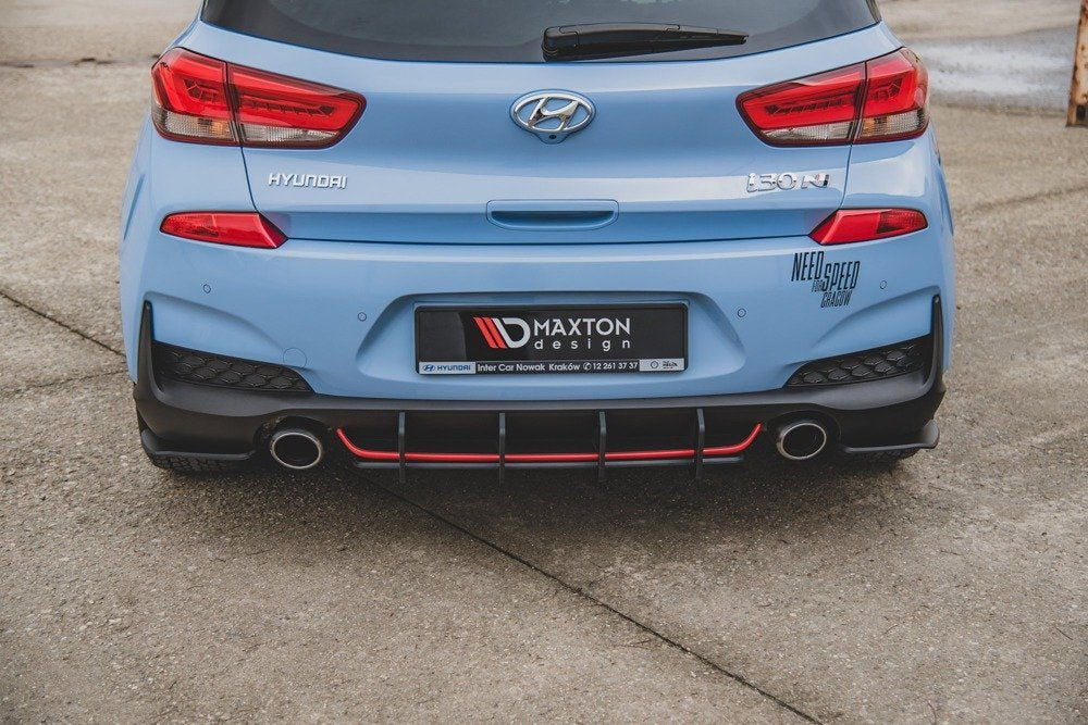 Maxton Design Racing Durability Rear Diffuser V2 Hyundai I30 N MK3 Hatchback