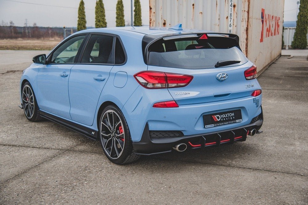 Maxton Design Racing Durability Rear Diffuser V2 Hyundai I30 N MK3 Hatchback