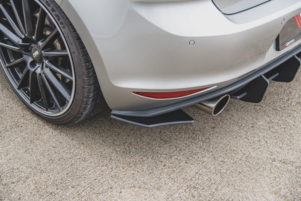 Maxton Design Racing Rear Side Splitters V2 Golf MK7 GTI