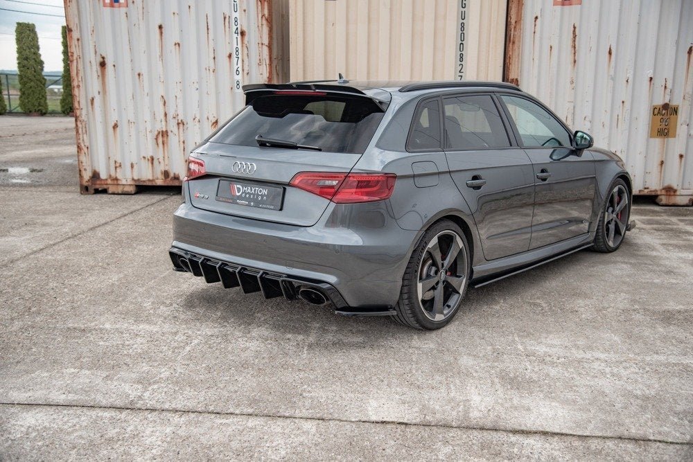 Maxton Design Rear Side Splitters v2 Audi RS3 8VA Sportback