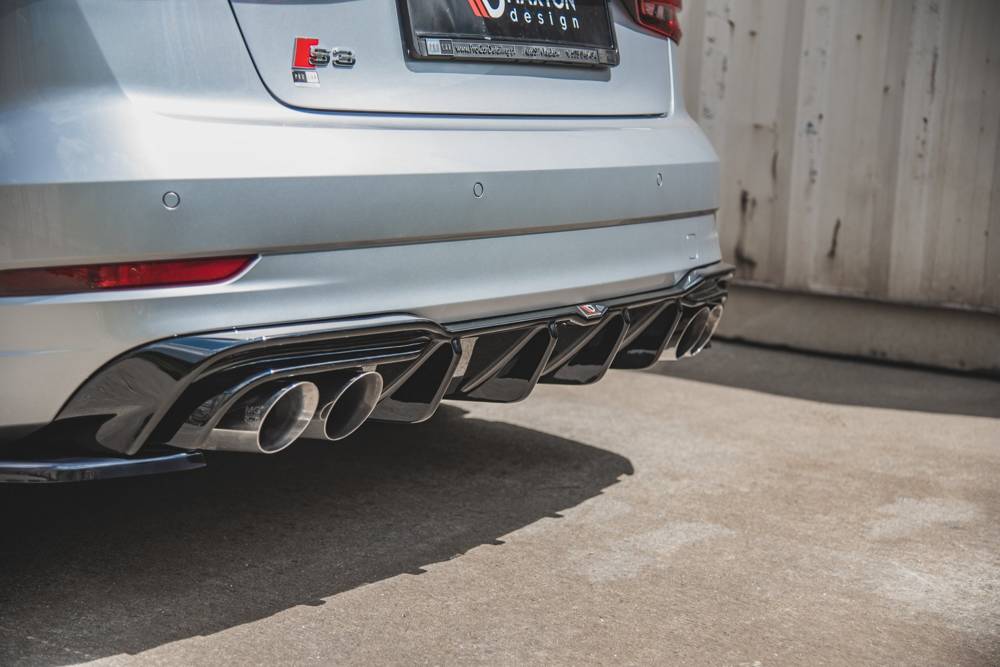 Maxton Design Audi S3 Sedan Facelift Rear Diffuser Valance