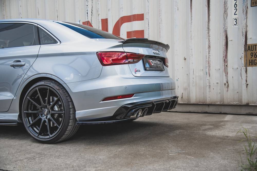 Maxton Design Audi S3 Sedan Facelift Rear Diffuser Valance