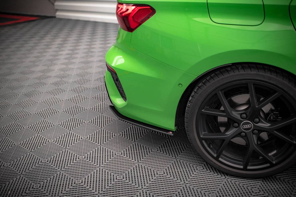 Maxton Design Racing Durability Rear Side Splitters Audi RS3 8Y Street Pro Sedan