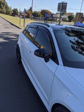 2013 - 2019 Audi A3/S3/RS3 Hatch Window Visors | Weather Shields