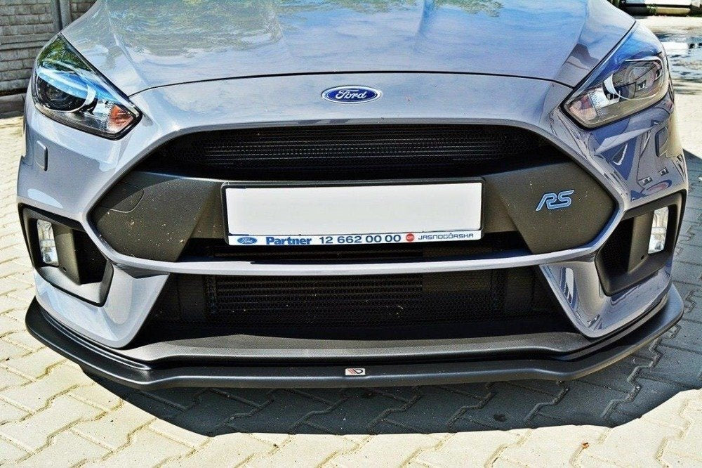 Maxton Design Ford Focus 3 RS Front Splitter Lip V.4 + Side Skirts + Rear Sides & Central Splitters