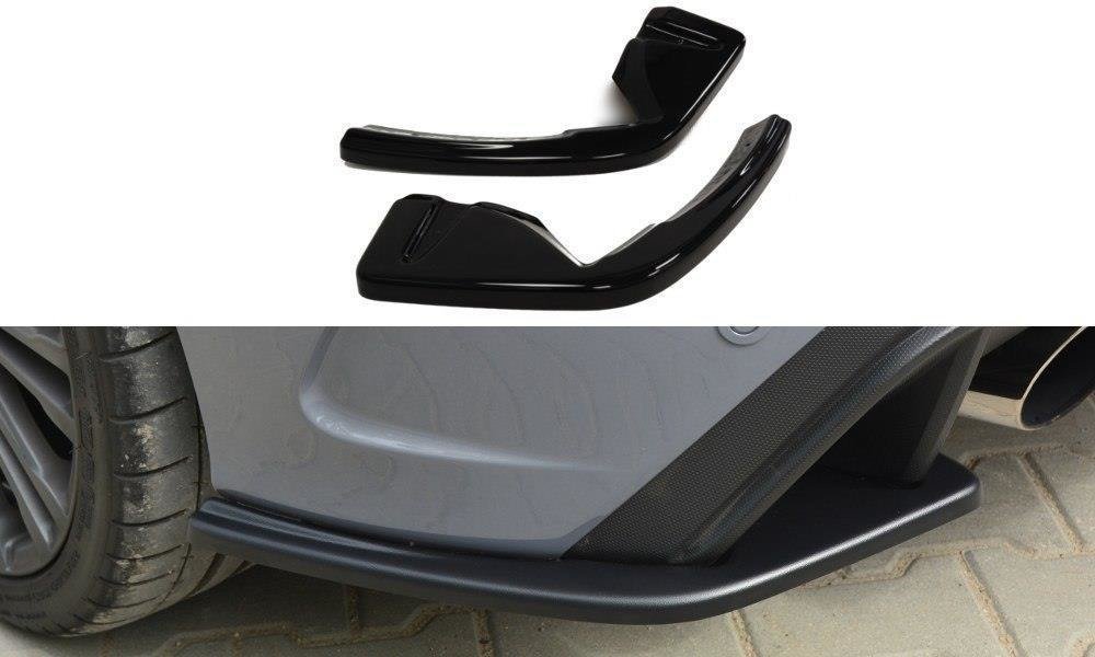 Maxton Design Ford Focus 3 RS Front Splitter Lip V.4 + Side Skirts + Rear Sides & Central Splitters