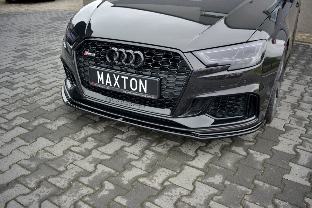 Maxton Design Audi RS3 Facelift Hatch Front Splitter Lip V2