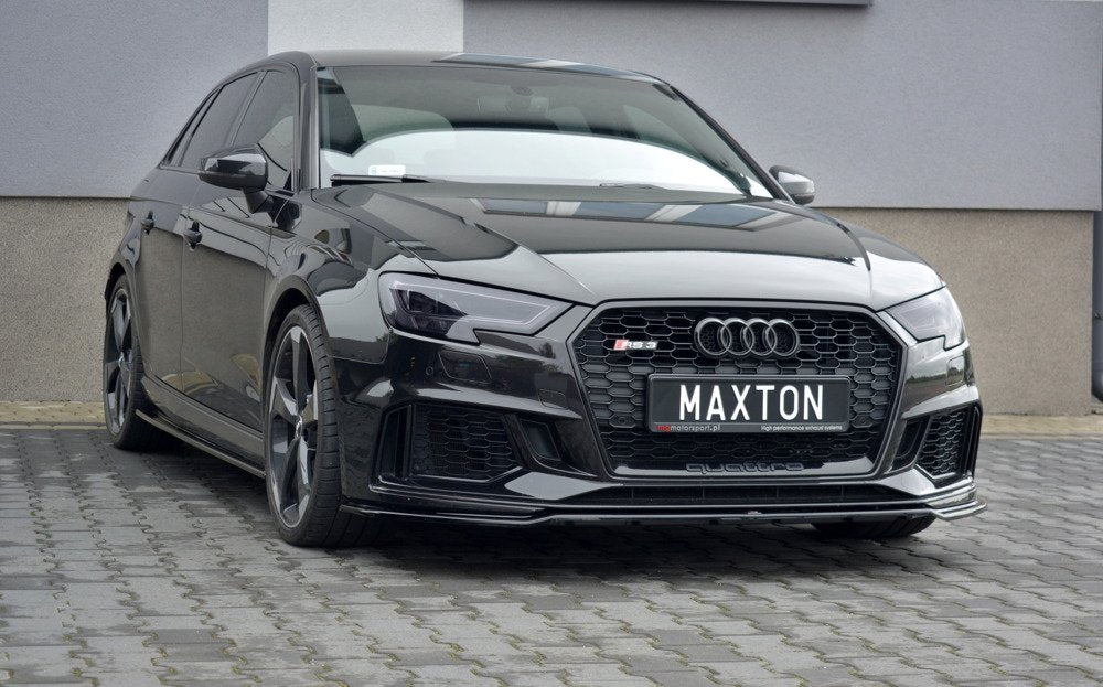 Maxton Design Audi RS3 Facelift Hatch Front Splitter Lip V2