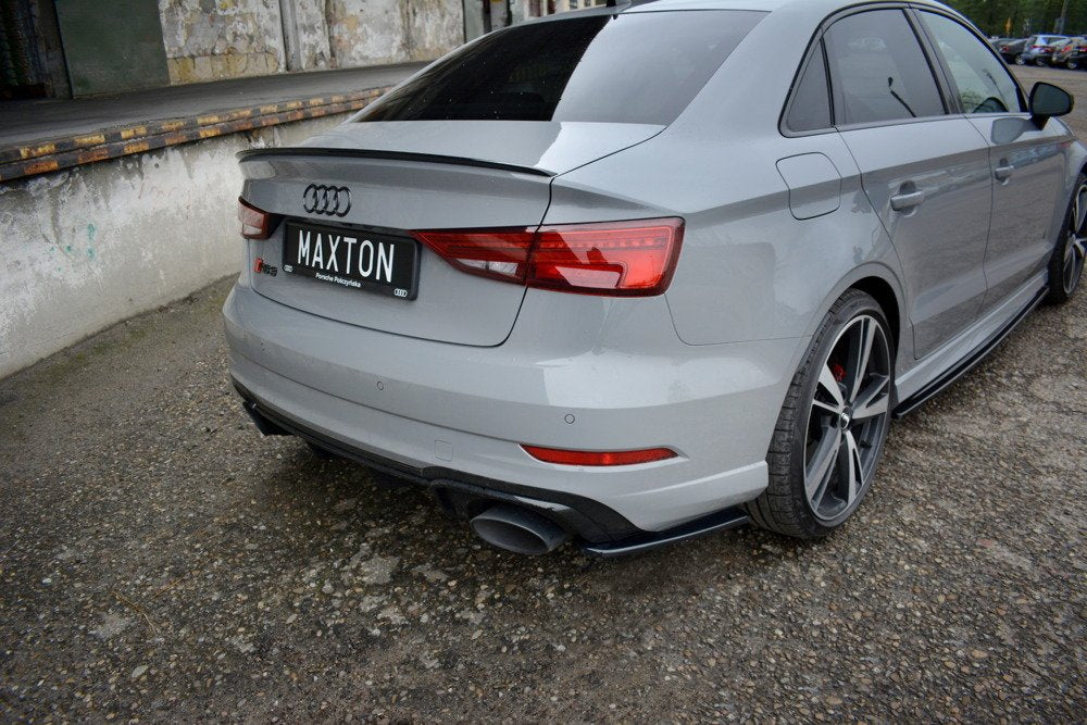 Maxton Design Audi RS3 8V Facelift Sedan Rear Side Splitters