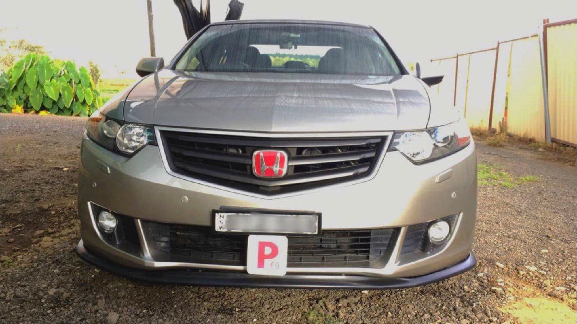 2008-2012 Honda Accord Euro CU2 STI Polyurethane Front Lip