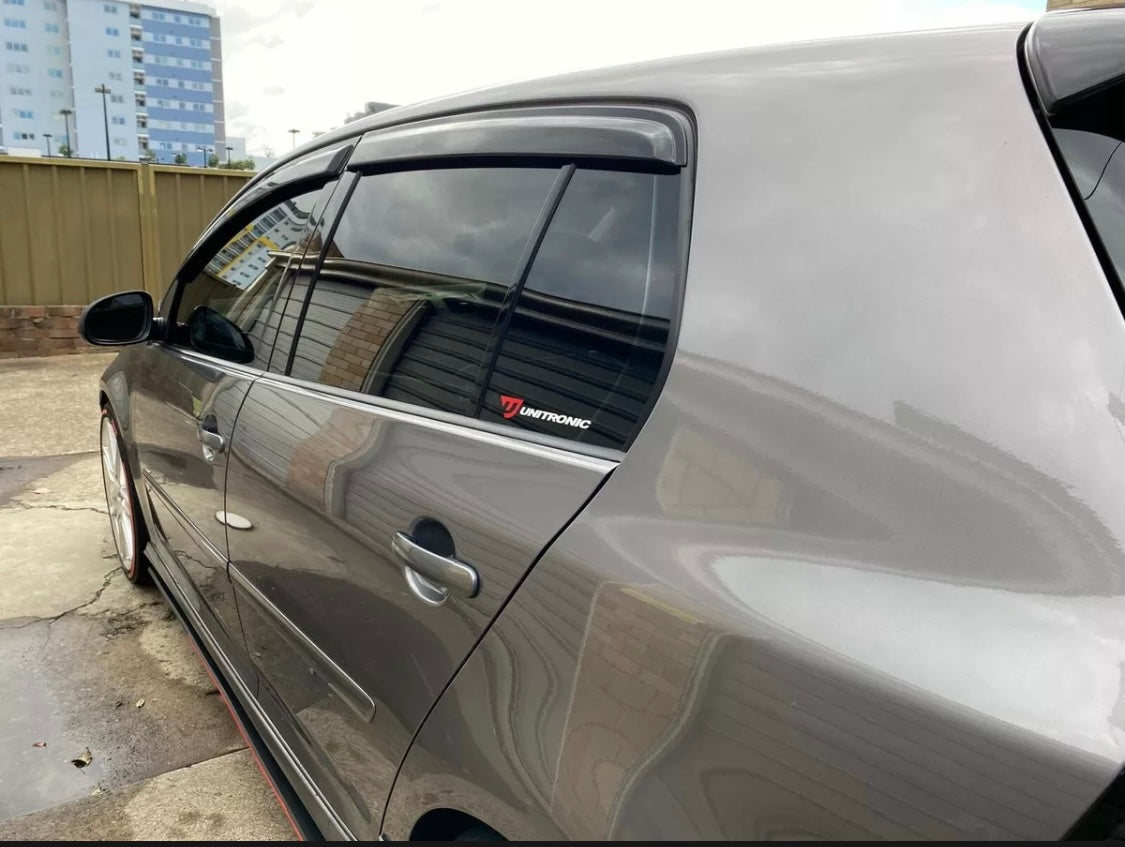 2006-2012 Volkswagen Golf GTI & R Mk5 and Mk6 Window Visors | Weather Shields