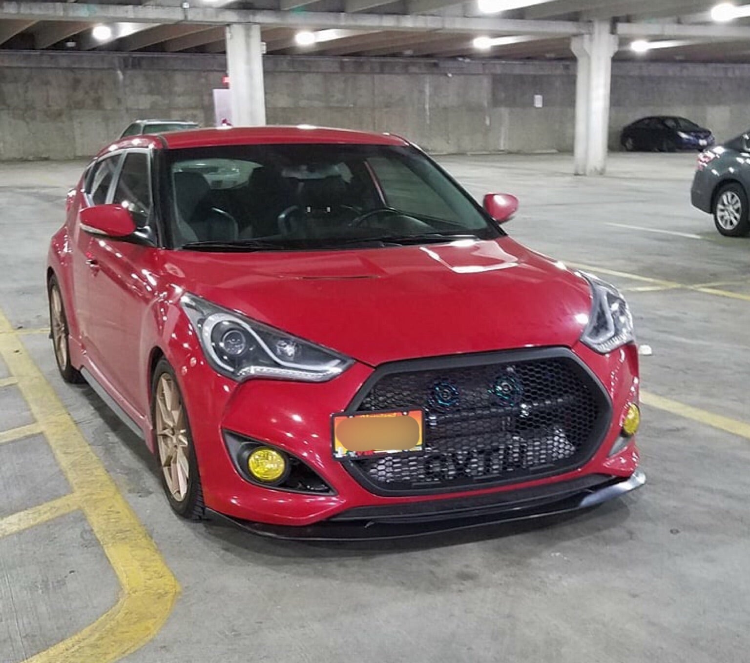 2012-2016 Hyundai Veloster Turbo STI Polypropylene Front Lip