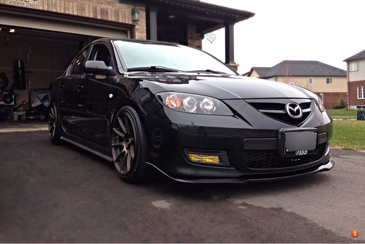 2006-2008 Mazda 3 MPS BK CS Polyurethane Front Lip